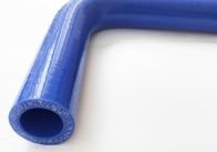 Высокотемпературная усиленная ткань шланга радиатора силикона в оболочке голубая сияющая ровная поверхность